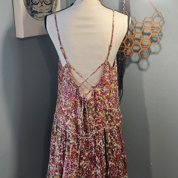 Wild Fable Drop Waist Lightweight Floral Dress - Picture 5 of 5